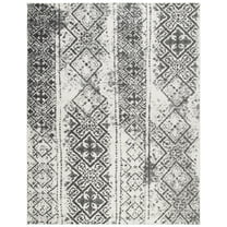 SAFAVIEH Adirondack Montague Geometric Area Rug, Silver/Black, 11' x 15'