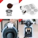 thumbnail image 2 of Bearachild Cápsula Cápsula de acero inoxidable Cápsula de taza de café Conjunto Cápsula reutilizable Cuchara Cepillo Sello Pod Juegos de servir café y té 100 piezas tapas y 1, 2 of 6