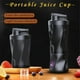 thumbnail image 3 of Licuadora Portátil de 700 Ml, Tamaño Personal, para Viajes, para Batidos, Mini Licuadora de Jugos de Frutas, Recargable por USB, Color Negro, 3 of 5