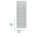 thumbnail image 2 of Livabliss x Becki Owens Lila Vintage Medallion Runner Area Rug,2'7" x 7'3",Denim, 2 of 9