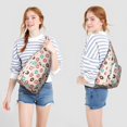 thumbnail image 4 of Dessert Sling Backpack – Funny Doughnut & Candy Pattern Shoulder Bag, Lightweight Anti-Theft Pack for Commuters, 4 of 4