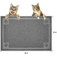 thumbnail image 4 of UPSKY Cat Litter Mat, Litter Trapping Mat Extra Large Soft on Kitty Paws, 35" x 24" Cat Litter Box Mat for Cleaner Floors, Waterproof, Easy Clean, Durable Large Size Cat Litter Pad for Kitten, 4 of 8