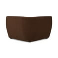 thumbnail image 4 of Moe's Home Collection Amelia Corner Chair Chestnut Fabric Corner Chairs, 4 of 6