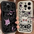 thumbnail image 2 of Gengar-funda de Pokémon para teléfono móvil, carcasa trasera a prueba de golpes para iPhone 16, 15, 14, 13, 12 Mini, 11 Pro Max, 16 Plus, X, XS, 15Pro, 2 of 5