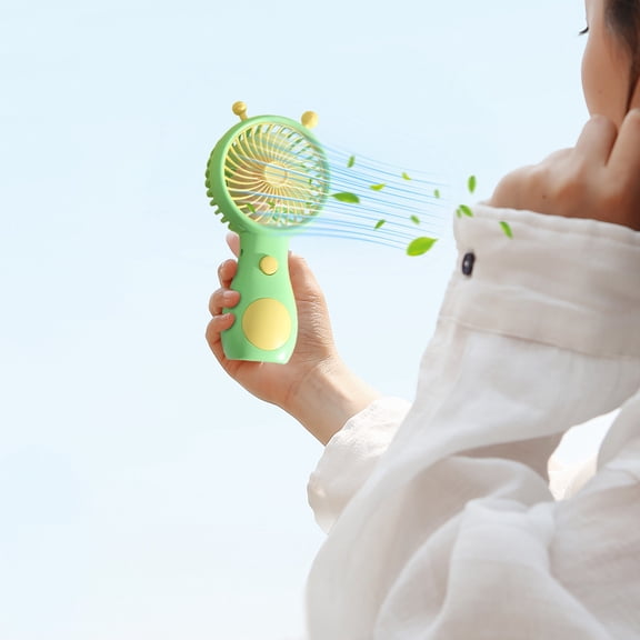 Summer Savings! Boovnll Portable Fan, Adjustable High Speed USB Rechargeable Fans Lightweight Compact Handheld Fan for Outdoor, Travel, Camping, Vacation, Summer Gift, Mini Fan - Fan