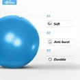 thumbnail image 2 of HSHDLDF Mini Pilates Ball Exercise Ball for Yoga 25cm Mini Yoga Ball, Core Ball,Small Workout Ball, Mini Stability Ball,Ballon Exercise Ball for Aadults, 2 of 6