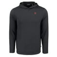 thumbnail image 2 of Men's Cutter & Buck Black Rutgers Scarlet Knights Coastline Epic Comfort Eco Recycled Long Sleeve Hoodie T-Shirt, 2 of 3