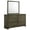 Dark Cocoa (Dresser with Mirror), variant on Gran Park 6-drawer Dresser Cabinet Dark Cocoa