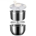 thumbnail image 1 of EDFBUYKRS MOFEISTStainless Steel Large Vegetable Washing Machine PP Cover Suitable For Fruit Washing Machine Pasta And French Fry, 1 of 4