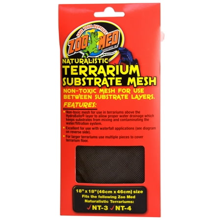 - Zoo Med Naturalistic Terrarium Mesh 18 in x 18 in