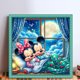 thumbnail image 2 of Mickey Minnie Bordado Hilo Algodón 11CT Impreso Punto Cruz 40x40cm, 2 of 9