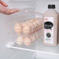 thumbnail image 1 of 12 Grids Egg Storage Box Portable Egg Organizer Egg Preservation Container, 1 of 6