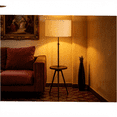 thumbnail image 6 of JERFIT 66 Inch Modern Tripod Floor Lamp with Side Table, Adjustable Gooseneck, 3-Way Light, Linen Shade for Living Room, Bedroom, Office, 6 of 6