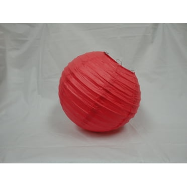 10" RED CHINESE PAPER LANTERNS 10 COUNTS