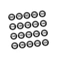 thumbnail image 3 of GARENDE 20Pcs Golf Marker Tool Adult Lightweight Wear Resistant Golf Distance Marker black, 3 of 9