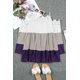 thumbnail image 2 of ABPHQTO Blusa con hombros descubiertos de patchwork de encaje color block para mujer, 2 of 5