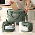thumbnail image 4 of AUXDIQ 11L Insulated Cooler Bag Leakproof Cooling Tote Thermal Lunch Bag Green, 4 of 6