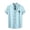 Light Blue, variant on Men's Floral Shirts for Men Button Down Tropical Beach Holidays Lightweight Shirt Stylish Everyday Wear