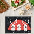 thumbnail image 5 of Christmas Decorations Placemat, Minimalistic Style Heat-Resistant Entryway Door Mats 6Pcs, 17.7" X 13" Simple Non-Slip Outdoor Doormat, for Table Coffee Table, 5 of 5