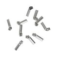 thumbnail image 1 of kurtrusly 10 Bronze Zip Pullers/ for Zipper Pull Sliders Head Repair Kit Durable and Stylish Type 1 1Set, 1 of 6