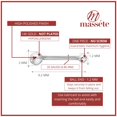 thumbnail image 2 of 14k White Gold Nose Ring Tiny Ball Micro Stud Piercing Body, 2 of 4