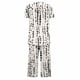 thumbnail image 4 of Sexy Pijama Conjunto para las Mujeres, Cuello Redondo Blusa de Manga Corta Y Pantalones, Traje de Moda Casual, 4 of 9