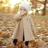 BinmerÂ® Autumn Winter Girls Kids Baby Outwear Cloak Button Jacket Warm Coat Clothes