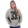 thumbnail image 3 of Fake News Legend Bigfoot Sasquatch Hoodie Sweatshirt Women Men Brisco Brands X, 3 of 6