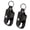Black, variant on Ywmsfl Pack of 2 Inhaler Storage Bag with Soft Lining and Multiple Compartments for Organized Storage and Easy Access