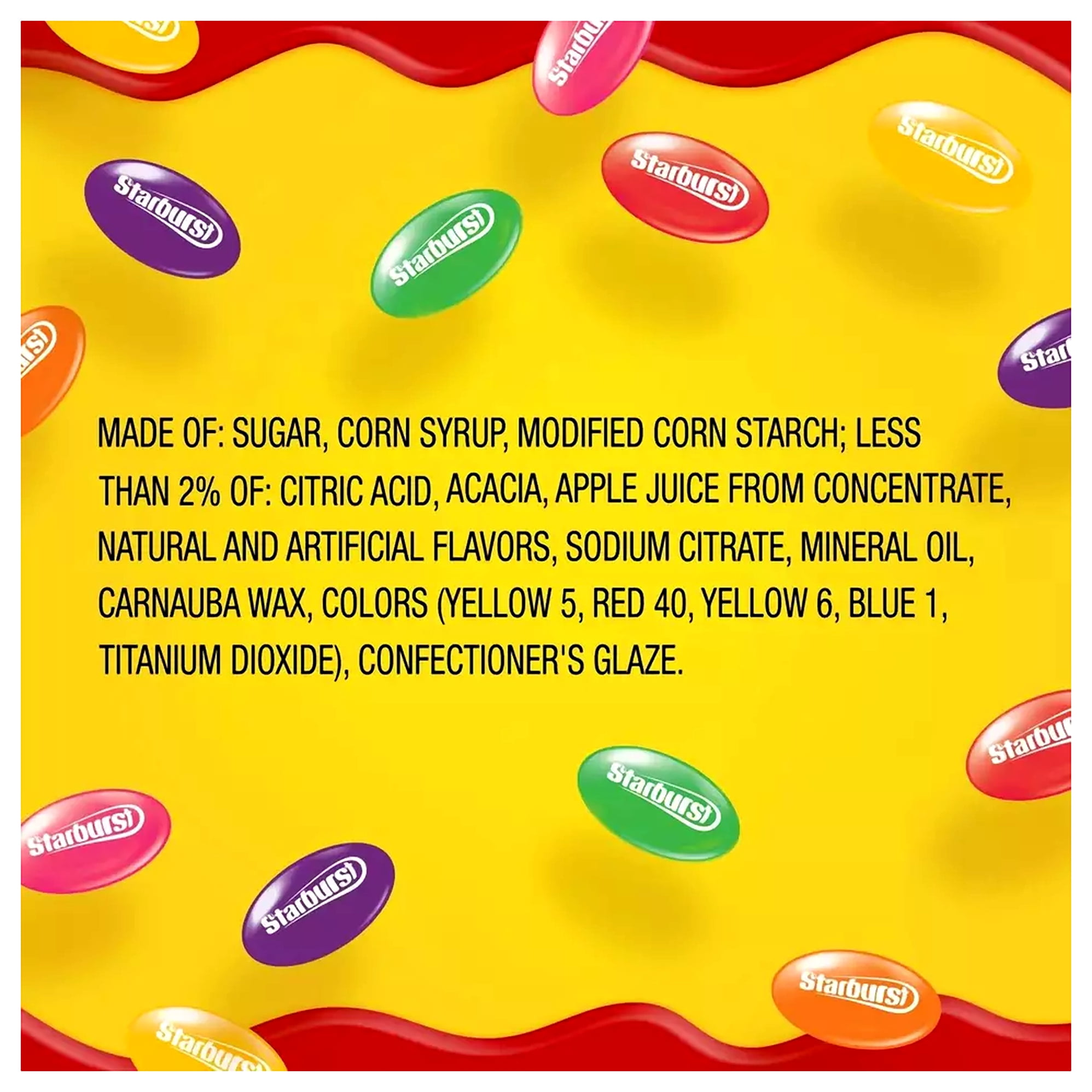 Starburst Original Assorted Jelly Beans Chewy Candy Resealable Jar (54 oz.)