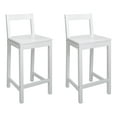 thumbnail image 4 of Mainstays 24" Counter Height Wood Barstools with Back, Set of 2, White, 4 of 11