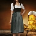 thumbnail image 2 of Landzoo One German Oktoberfest Women's Laced Half Apron Clothes Bavarian Traditional Dirndl Style Waist Tied Adjustable Party Outfit Soft Stylish Basic Clothes, 2 of 8