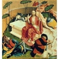 thumbnail image 2 of Hans Multscher 15x16 Gold Ornate Wood Frame and Double Matted Museum Art Print Titled - The Resurrection of Jesus Christ (1437), 2 of 4