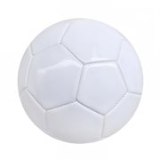 BESTSKY Size 4 White Soccer Ball, Durable PVC Training Football For Kids And Teens, Blank Canvas For DIY Art, Indoor And Outdoor Sports Practice
