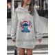thumbnail image 4 of Nuevas mujeres con capucha casual calle estilo minimalista vestido top sudaderas con capucha 3d dikke sudaderas vrouwen bluza moletom streetwear, 4 of 5