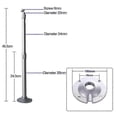 thumbnail image 3 of Universal 20-40cm Projector Ceiling Wall Mount Aluminium Bracket 15kg Capacity, 3 of 5