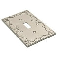 thumbnail image 4 of Franklin Brass Classic Lace (1-Pack) Decorative Light Switch Cover Wall Plate Wall Plate Brushed Nickel 1-Gang Wall Plate Switch/Toggle Plate Guards Electrical Outlet Covers W35070-SN-C, 4 of 8