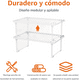 thumbnail image 2 of Estantes apilables de almacenamiento de cocina Xtellar blanco, 2 of 4