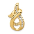thumbnail image 4 of 14k Yellow Gold Diamond Slide, 4 of 5