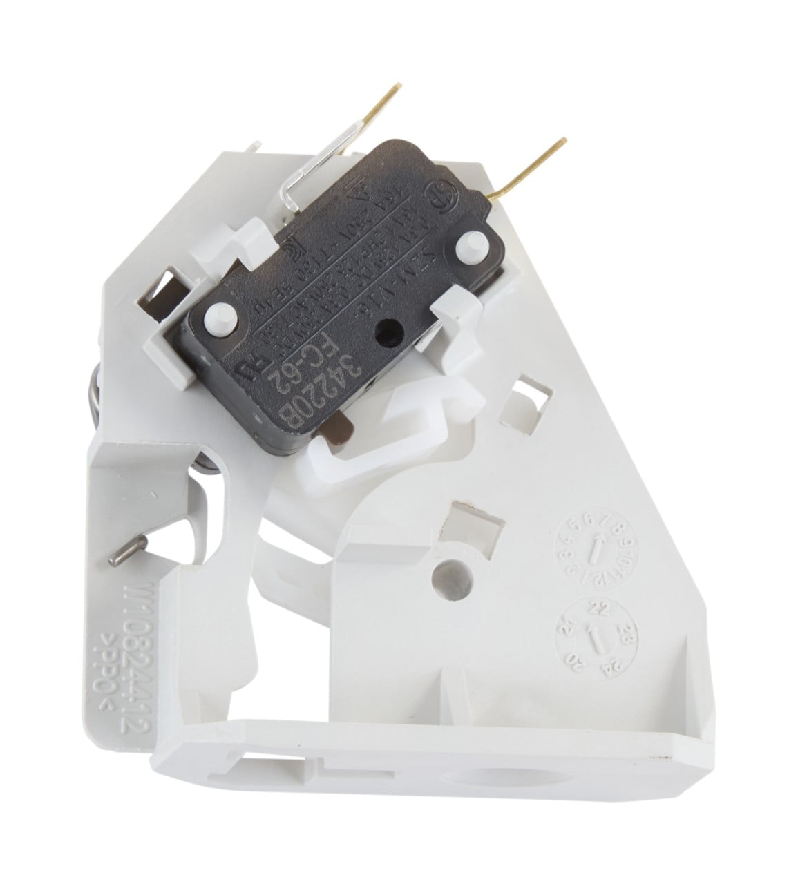 Whirlpool W11197766 Genuine OEM Microwave Door Interlock Switch Assembly Replacement Part - Replaces W11187757