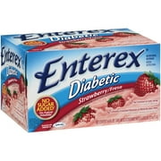 Enterex Diabetic Nutritional Beverage, Strawberry, 6 Ct
