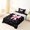 Black Pink, variant on Erosebridal Girly Bow Twin Sheet Sets, Cute Princess Cartoon Bedding, Black Pink, 3 Pieces