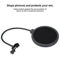 thumbnail image 4 of Pop Filter Microphone Recording Studio Shield for Vocal Mic with Swivel Mount, 4 of 7