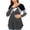Gray, variant on Olyvenn Womens Maternity Nursing Tops Casual Trendy Loose Color Block Pregnancy Shirt Soft Comfy Loose Breastfeeding Blouse Green 8