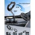 thumbnail image 6 of Upgraded 360° Nano Gel Vacuum Magnetic Phone Holder, Car Phone Holder for Magsafe[108+LBS Strongest Suction & 3000gf Strongest Magnetic], Suction Cup Phone Mount for Car/for iPhone 16 Pro Max, 6 of 9