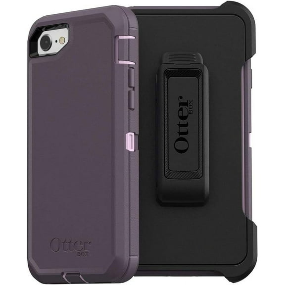 OtterBox Defender Cell Phone Case for iPhone SE, Purple Nebula