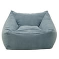 thumbnail image 3 of Overman USA Cooper Soft Filled Dorm Bean Bag Chair - Chloe Sky, 3 of 6