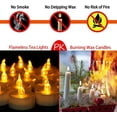 thumbnail image 3 of Velas de té sin llama Baikaraer, paquete de 150 con pilas, 3 of 7