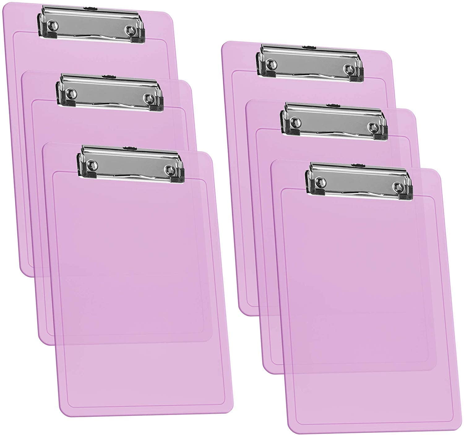 Acrimet Clipboard Memo Size A5 (23,5 cm x 16 cm) Low Profile Clip