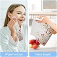 thumbnail image 7 of Wildflowers Washcloths, Soft and Absorbent Cotton Towel, 2 Pack 12 X 12 Inches Premium Quick Dry Face Towel Wash cloth, 7 of 7